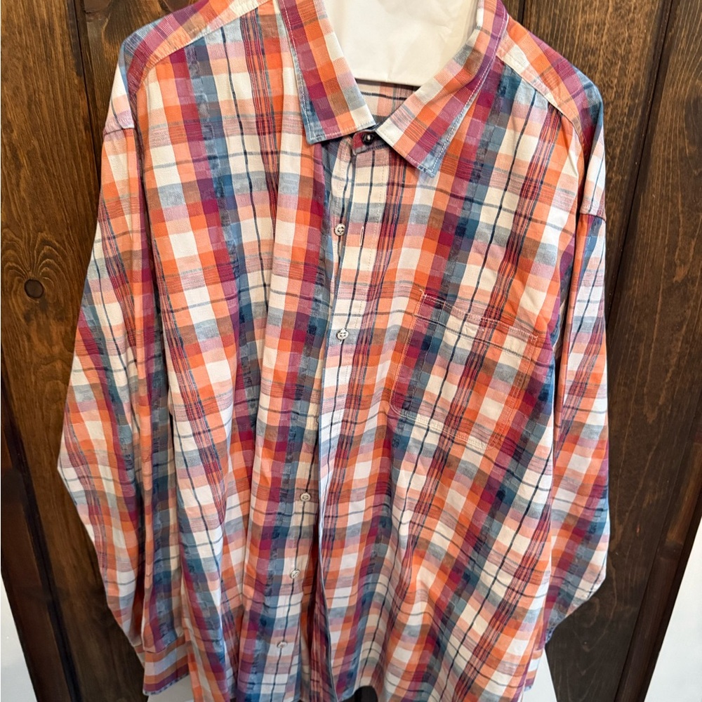 Tommy Bahama Vibrant Plaid Button Down Shirt